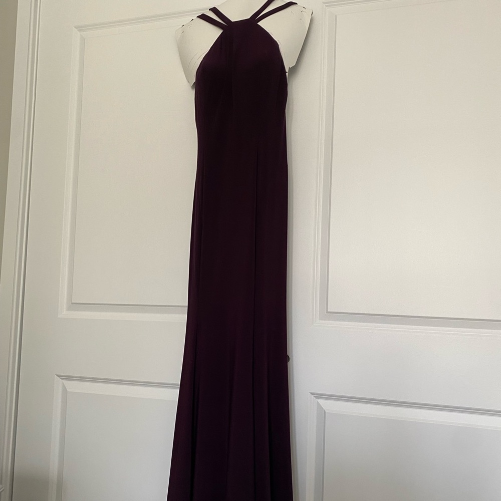 Beautiful plum prom dress, great shape- worn once, size 4
